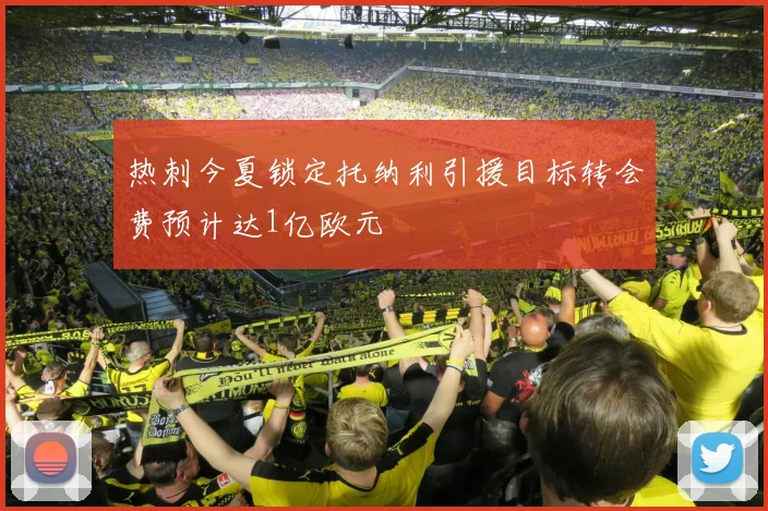 热刺今夏锁定托纳利引援目标转会费预计达1亿欧元